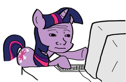 Size: 1002x652 | Tagged: safe, twilight sparkle, g4, feels, meme, wojak