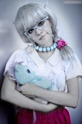 Size: 2848x4272 | Tagged: safe, artist:kamiyamayummy, silver spoon, human, g4, cosplay, glasses, irl, irl human, photo, solo