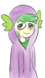 Size: 246x420 | Tagged: safe, artist:murrlin, spike, g4, humanized