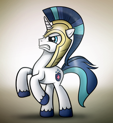 Size: 991x1080 | Tagged: safe, artist:dori-to, shining armor, pony, unicorn, g4, helmet, male, solo, stallion