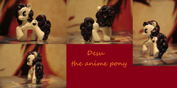 Size: 1296x648 | Tagged: safe, artist:derpy0hooves, oc, oc only, pony, commission, customized toy, desu, irl, photo, toy