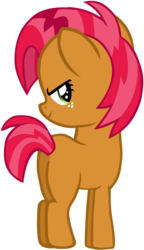 Size: 1508x2610 | Tagged: safe, artist:flutterflyraptor, babs seed, g4, one bad apple, buns seed, butt, plot, simple background, solo, transparent background, vector