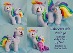 Size: 3372x2458 | Tagged: safe, artist:bluepaws21, rainbow dash, twilight sparkle, pony, g4, irl, photo, plushie, toy
