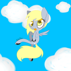 Size: 1280x1280 | Tagged: safe, artist:rainbowdrool, derpy hooves, pegasus, pony, g4, female, mare