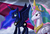 Size: 1586x1072 | Tagged: safe, artist:wafflecannon, princess celestia, princess luna, g4