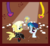 Size: 1912x1769 | Tagged: safe, artist:alisonwonderland1951, pegasus, pony, calhoun, cap, chocolate, female, fix-it felix jr., food, glowing horn, hat, hero's duty, horn, levitation, magic, male, mare, ponified, stallion, sugar rush, telekinesis, wreck-it ralph