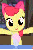 Size: 193x286 | Tagged: safe, screencap, apple bloom, scootaloo, sweetie belle, earth pony, pony, g4, one bad apple, animated, cute, female, hnnng, milkshake
