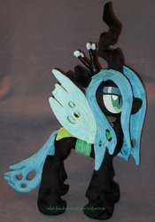 Size: 1940x2779 | Tagged: safe, artist:calusariac, queen chrysalis, changeling, changeling queen, g4, female, irl, photo, plushie, solo