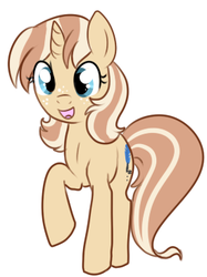 Size: 274x367 | Tagged: safe, artist:lulubell, oc, oc only, oc:lulubell, pony, simple background, solo, white background