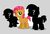 Size: 1179x803 | Tagged: safe, babs seed, ask the crusaders, g4, cmc manehatten, colt, coming soon, filly, silhouette, tumblr