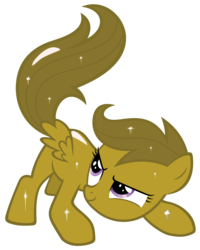 Size: 3500x4374 | Tagged: safe, artist:supermanxdlolol, scootaloo, g4, golden, luster dust, simple background, transparent background, vector