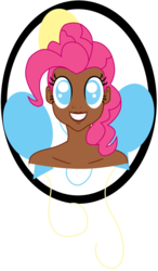 Size: 900x1540 | Tagged: safe, artist:xxxthepretentiousxxx, pinkie pie, human, g4, dark skin, humanized