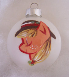 Size: 507x560 | Tagged: safe, applejack, g4, christmas, etsy, hearth's warming eve, irl, merchandise, ornament, photo