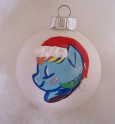 Size: 536x578 | Tagged: safe, rainbow dash, pony, g4, christmas, decoration, etsy, irl, merchandise, ornament, photo