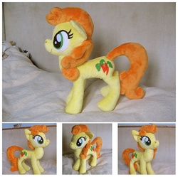 Size: 896x891 | Tagged: safe, artist:spark-strudel, carrot top, golden harvest, pony, g4, irl, photo, plushie, solo