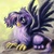 Size: 900x900 | Tagged: safe, artist:chiapetofdoom, twilight sparkle, griffon, g4, griffonized, solo, species swap