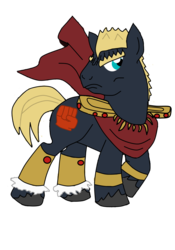 Size: 1280x1829 | Tagged: safe, hokuto no ken, ponified, raoh