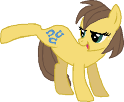 Size: 366x301 | Tagged: safe, artist:selenaede, artist:starryoak, chance-a-lot, creme brulee, earth pony, pony, g4, rule 63, simple background, solo, transparent background