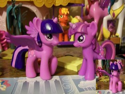 Size: 3264x2448 | Tagged: safe, artist:fullmetalotakudck, twilight sparkle, alicorn, pony, g4, brushable, customized toy, irl, photo, self ponidox, toy, twilight sparkle (alicorn)