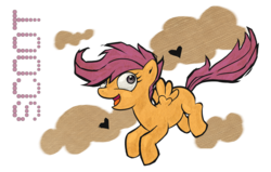 Size: 6819x4341 | Tagged: safe, artist:kna, scootaloo, g4, absurd resolution