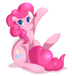 Size: 900x947 | Tagged: safe, artist:xeella, pinkie pie, earth pony, pony, g4, colored pupils, cute, diapinkes, female, mare, simple background, solo, transparent background