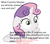 Size: 949x841 | Tagged: safe, sweetie belle, g4, maybe, meme, thinking sweetie belle