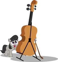 Size: 3521x3817 | Tagged: safe, artist:up1ter, octavia melody, earth pony, pony, g4, bright eyed, cello, cute, female, filly, musical instrument, simple background, solo, transparent background, vector, younger