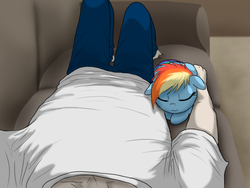 Size: 500x375 | Tagged: safe, artist:dawnmistpony, rainbow dash, human, fanfic:my little dashie, g4, filly, pov