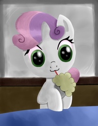 Size: 756x968 | Tagged: safe, artist:vendetatj, sweetie belle, g4, milkshake