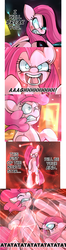 Size: 700x2650 | Tagged: safe, artist:uc77, pinkie pie, earth pony, pony, ask hotblooded pinkie, g4, ask, atatatatata, comic, female, hokuto no ken, hotblooded pinkie pie, mare, pinkamena diane pie, tumblr