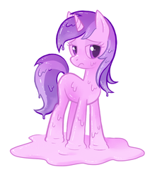 Size: 700x763 | Tagged: safe, artist:reuniclus, amethyst star, sparkler, goo pony, original species, g4