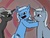 Size: 800x600 | Tagged: safe, artist:louis badalament, trixie, pony, unicorn, pony pov series, g4, alex warlorn, angry, catatonic, discorded, earring, fanfic, fanfic art, female, lexy, mare, morgan, mother, mother and daughter, reharmonized ponies, sisters, thousand yard stare