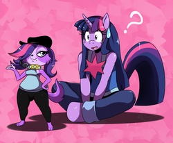 Size: 1714x1414 | Tagged: safe, artist:ss2sonic, twilight sparkle, anthro, unguligrade anthro, g4, breasts, female, littlest pet shop, twilight barkle, zoe trent