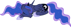 Size: 900x364 | Tagged: safe, artist:wolfwind000, princess luna, alicorn, pony, g4, female, mare, simple background, sleeping, solo, transparent background, vector