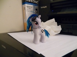 Size: 4000x3000 | Tagged: safe, artist:rikus-last-hope, dj pon-3, vinyl scratch, pony, g4, brushable, customized toy, irl, photo, solo, toy