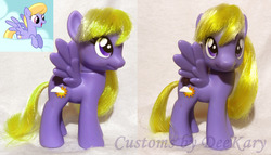 Size: 1750x1000 | Tagged: safe, artist:deekary, cloud kicker, pony, g4, brushable, customized toy, irl, photo, solo, toy