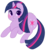 Size: 900x980 | Tagged: safe, artist:xeella, twilight sparkle, pony, unicorn, g4, chubby, cute, female, looking at you, mare, prone, simple background, solo, transparent background, twiabetes, unicorn twilight