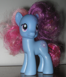 Size: 425x495 | Tagged: safe, artist:dinobutts, star swirl, pony, g4, brushable, irl, photo, solo, toy