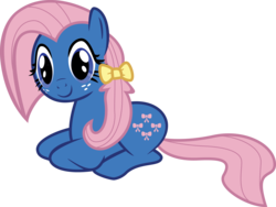 Size: 2100x1579 | Tagged: safe, artist:belldandychan, bow tie (g1), pony, g1, g4, female, g1 to g4, generation leap, prone, simple background, solo, transparent background, vector