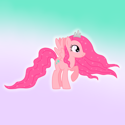 Size: 800x800 | Tagged: safe, artist:svanefrost, princess twinkle star, pony, g2, g4, female, g2 to g4, generation leap, solo