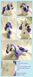 Size: 1524x3572 | Tagged: safe, artist:meskopup, rarity, pony, g4, irl, photo, plushie, solo