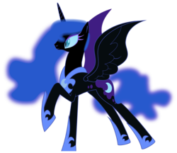 Size: 1428x1236 | Tagged: safe, artist:doublebackstitcharts, nightmare moon, alicorn, pony, g4, female, simple background, solo, transparent background, vector