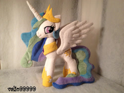 Size: 2828x2121 | Tagged: safe, artist:valio99999, princess celestia, pony, g4, irl, photo, plushie, solo