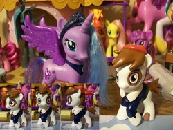 Size: 3264x2448 | Tagged: safe, artist:fullmetalotakudck, pipsqueak, princess luna, pony, g4, brushable, customized toy, irl, photo, toy