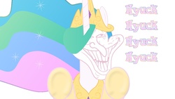 Size: 960x540 | Tagged: safe, princess celestia, g4, newfag, newfag face, trollestia