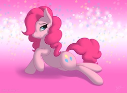 Size: 2500x1833 | Tagged: dead source, safe, artist:skipsy, pinkie pie, earth pony, pony, g4, bedroom eyes, female, mare, solo