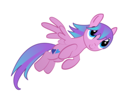 Size: 1200x896 | Tagged: safe, artist:avarick, flitterheart, pony, g4, flying, simple background, solo, transparent background, vector