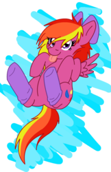 Size: 537x830 | Tagged: safe, artist:pilotpaws, feathermay, pony, g4, clothes, simple background, socks, solo, transparent background, vector