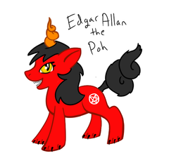 Size: 640x576 | Tagged: safe, artist:invader pichu, oc, oc only, edgar allan, poh