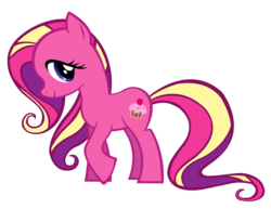 Size: 1644x1271 | Tagged: safe, artist:durpy, cupcake (g4), earth pony, pony, g4, female, mare, simple background, solo, transparent background, vector
